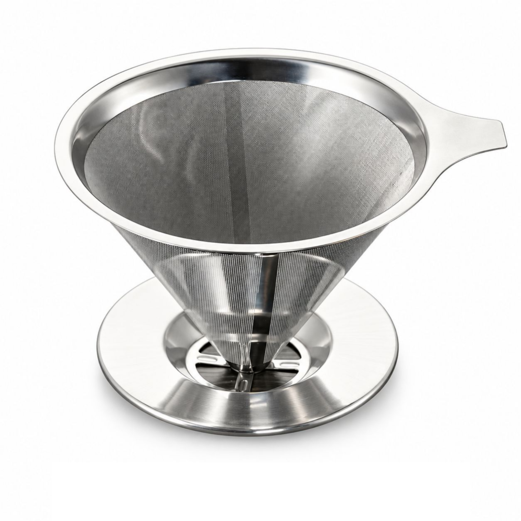 Reusable Stainless Steel Pour-Over Coffee Filter