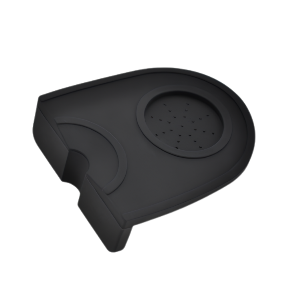 Tamping mat single black silicone